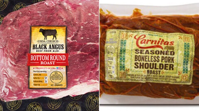 Aldi beef and pork