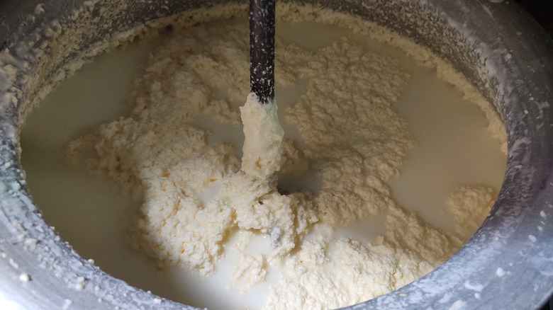 butter churn making butter