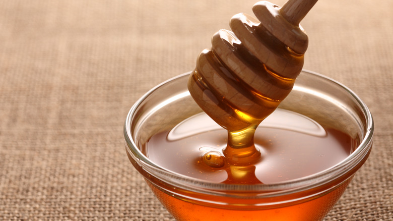bowl of honey