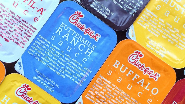 Chick-fil-A sauce packets