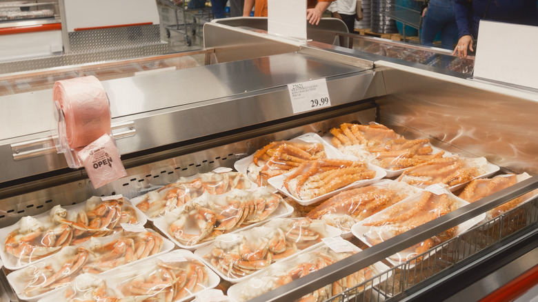 Costco crab display