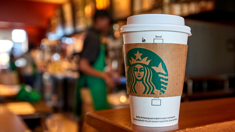 Starbucks hot coffee cup