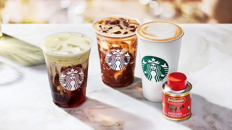 Starbucks olive oil drinks