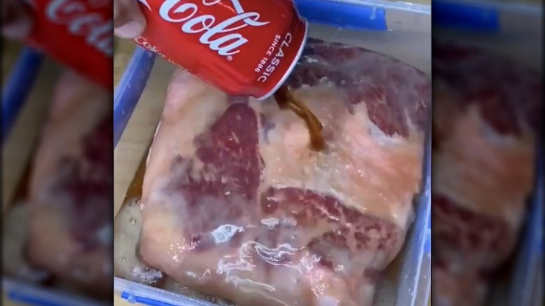 Coca-Cola marinated ribs
