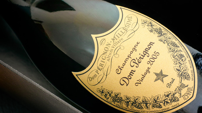 Dom Pérignon 2005 label