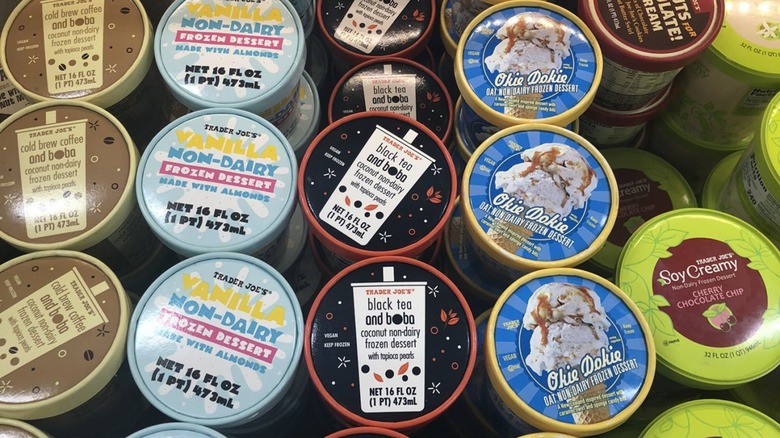 Different Trader Joe's ice creams