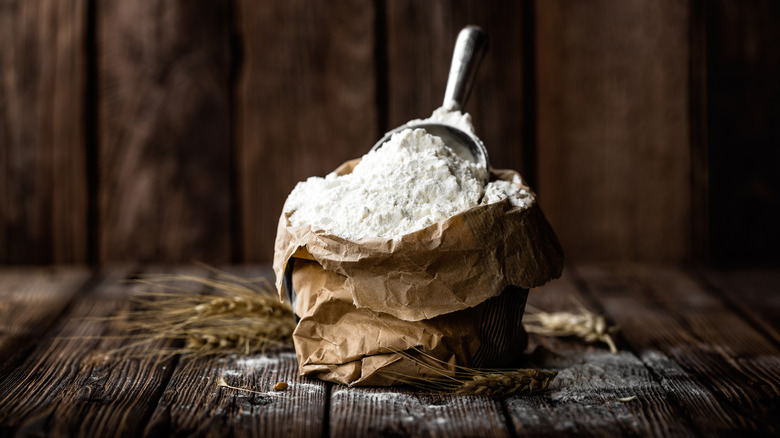 Flour in bag