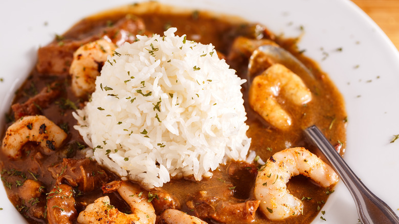 Seafood gumbo