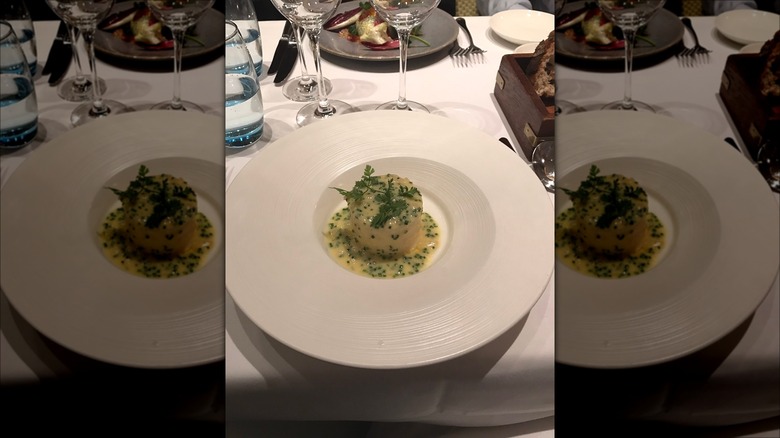 Crab lasagna at Bistrot de Luxe