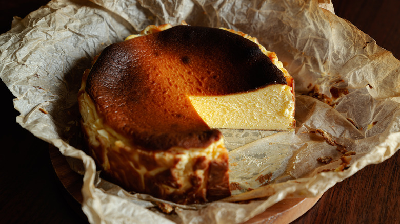 burnt basque cheesecake