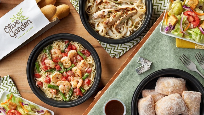 Olive Garden food