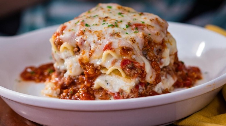 lunch lasagna