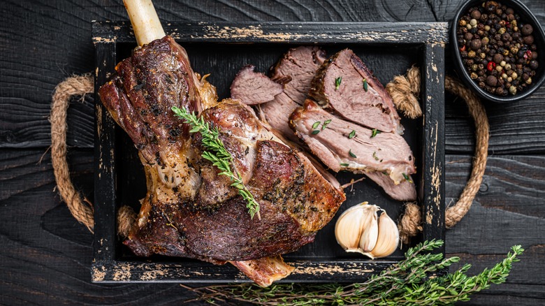 roast lamb with rosemary