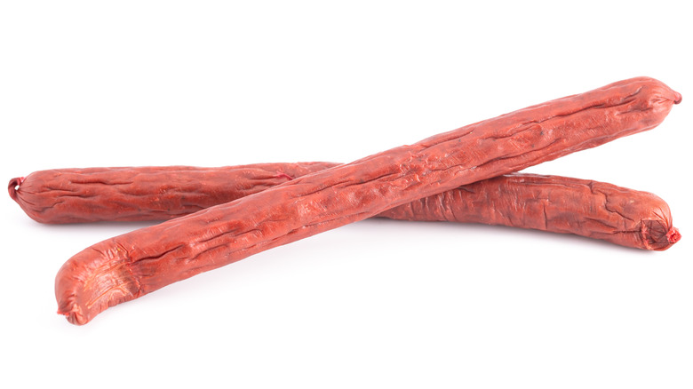 Two crossed Slim Jims