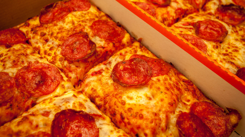 Pepperoni bread from Little Caesars