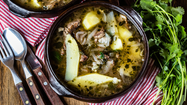 A bowl of ajiaco