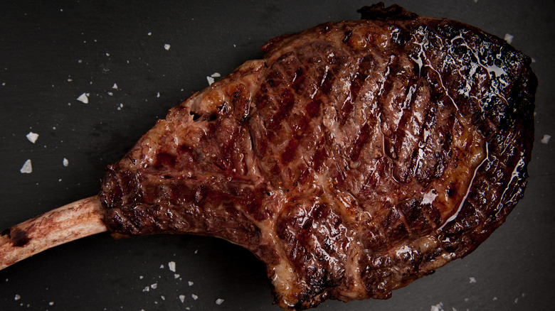 Seared steak