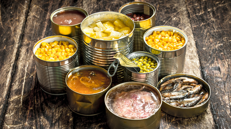 canned foods