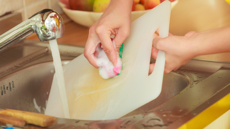 Washing cutting board