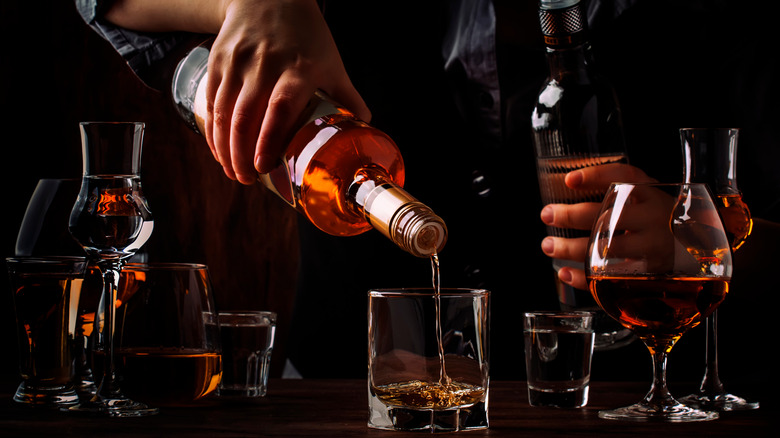 Dark rum sampling