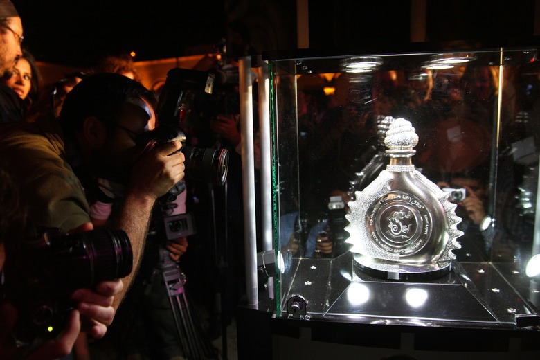 2) Pasión Azteca, Platinum Liquor Bottle by Tequila Ley — $3.5 million 