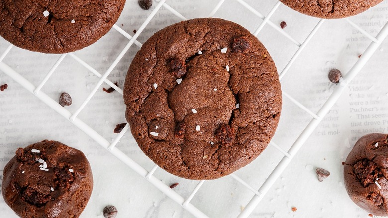 Double chocolate chip cookie