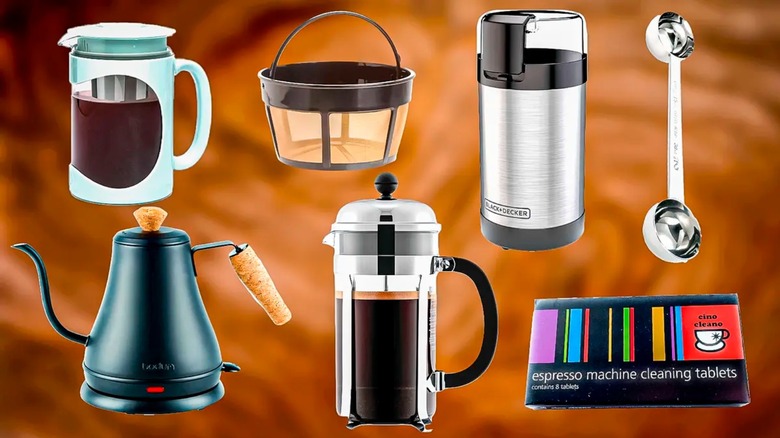 seven coffee making products