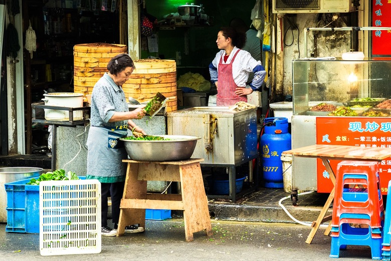 Chinese People in the Street