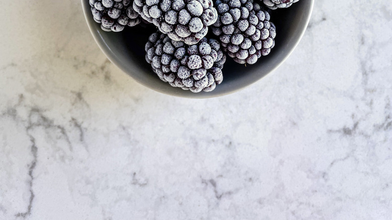 Frozen blackberries
