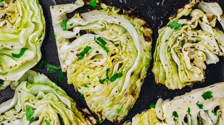 Cooked cabbage