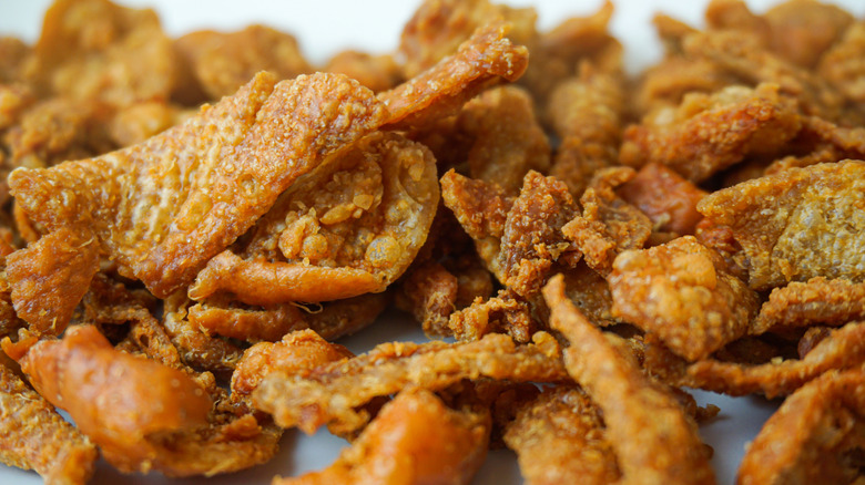 crispy chicken skin