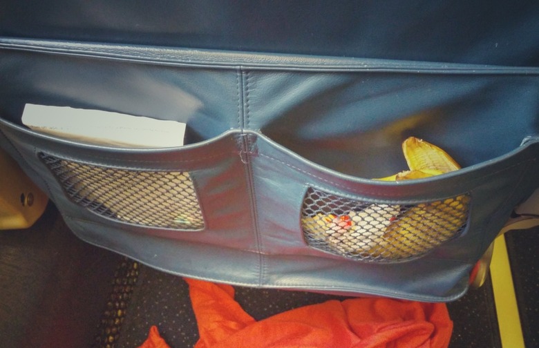 Putting Your Trash in the Seatback Pocket