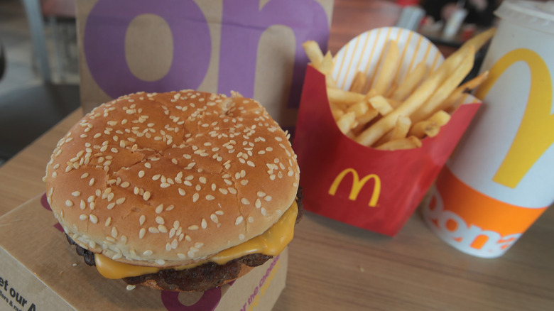 McDonald's Quarter Pounder meal