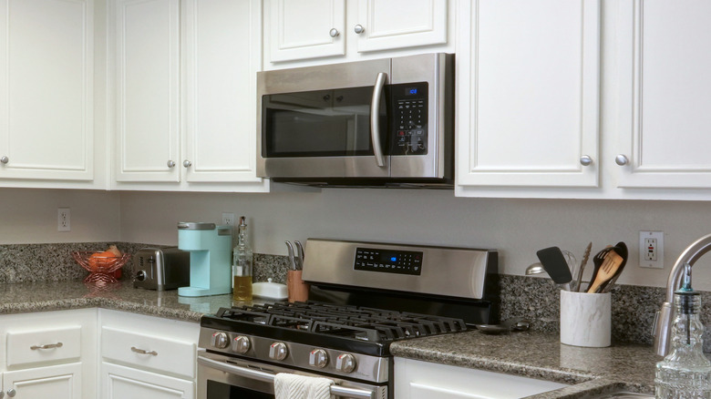 Microwave over stove