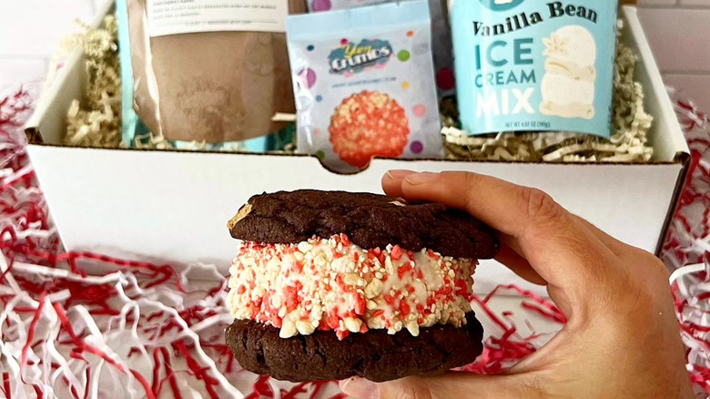 Yum Crumbs ice cream sandwich 